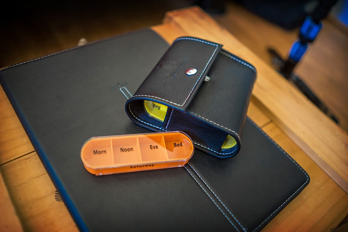Pill Organiser Cable Organiser Product photography