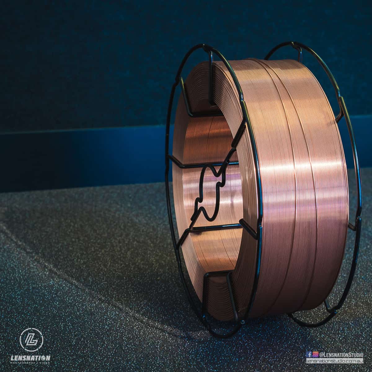 Product photoshoot Alphaweld Welding Wire Perth Canning vale
