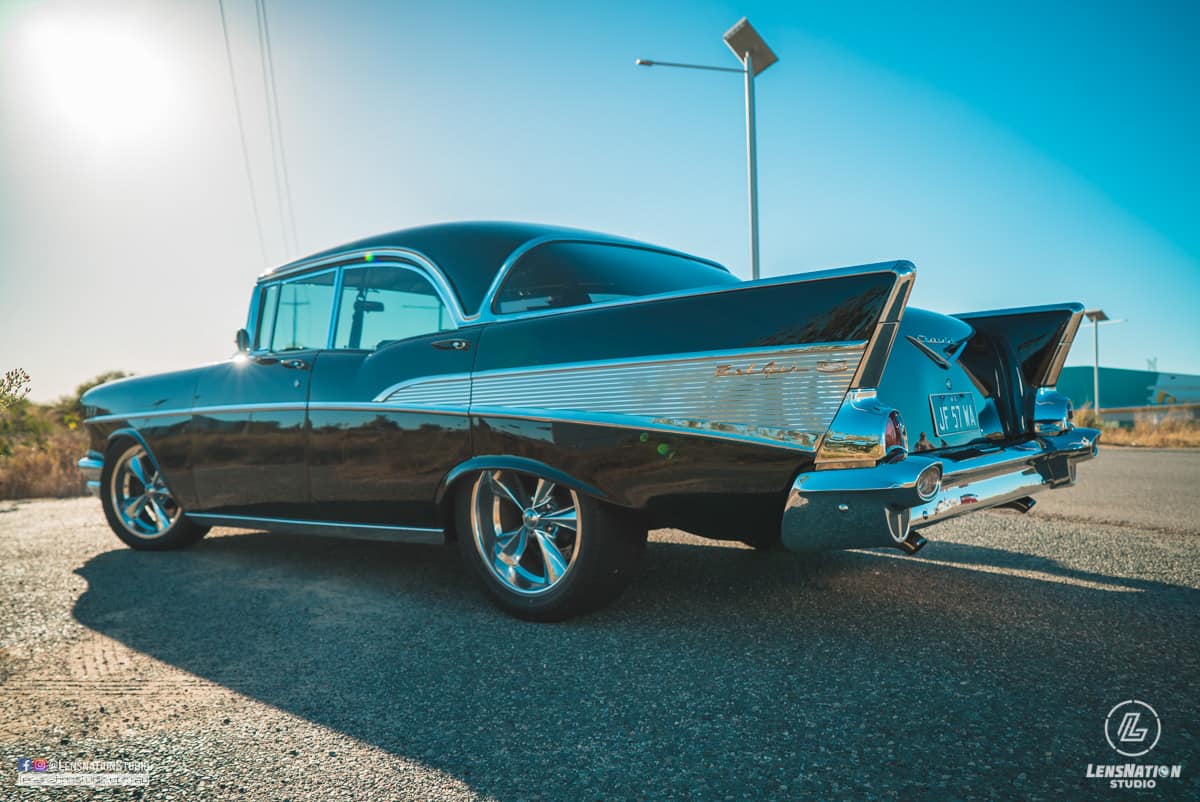 Chevrolet Bel air Pillarless 1957 Perth Steel Bumper Car Photoshoot Lensnation