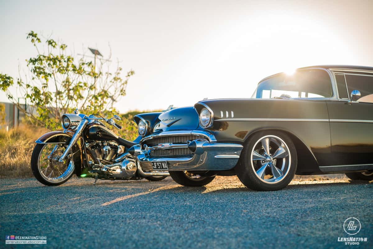Car Photography Perth Chevrolet Bel air 1957 Lensnation