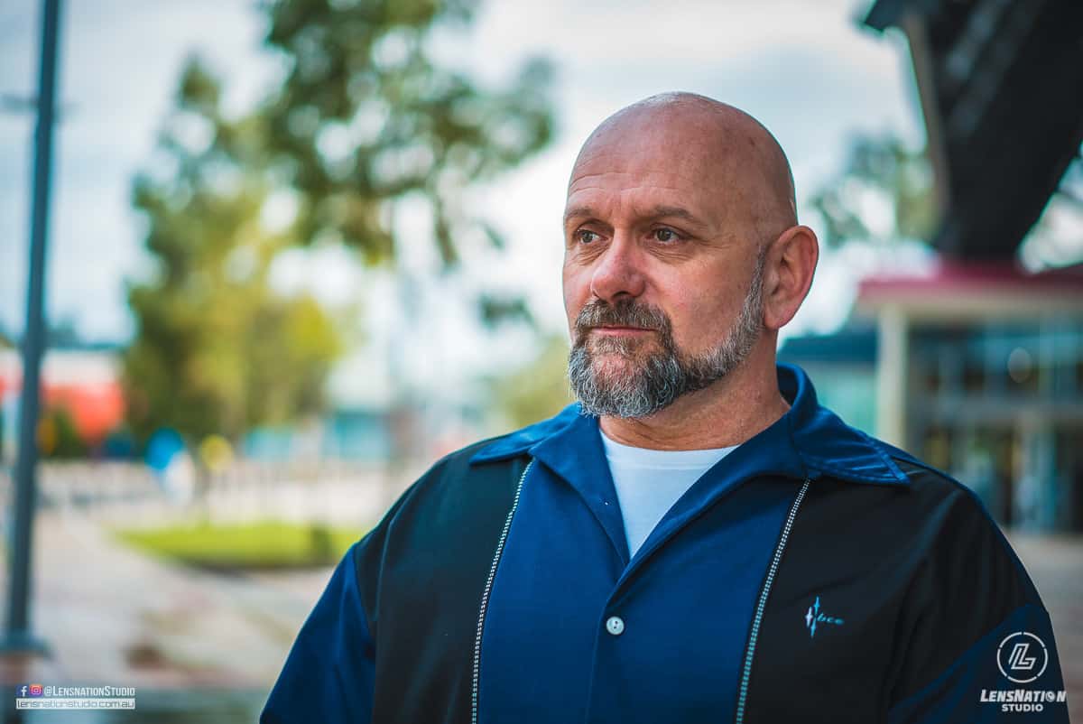 Portrait shoot for graphic company owner example
