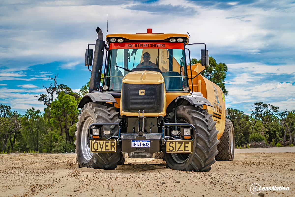 Commercial Photography Lensnation JCB dinosaur Water Machine Industrial shoot