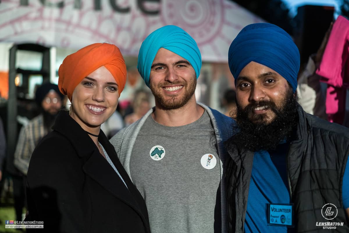 Turbans for Trust Australian Sikh Foundation Perth Charity photography Lensnation