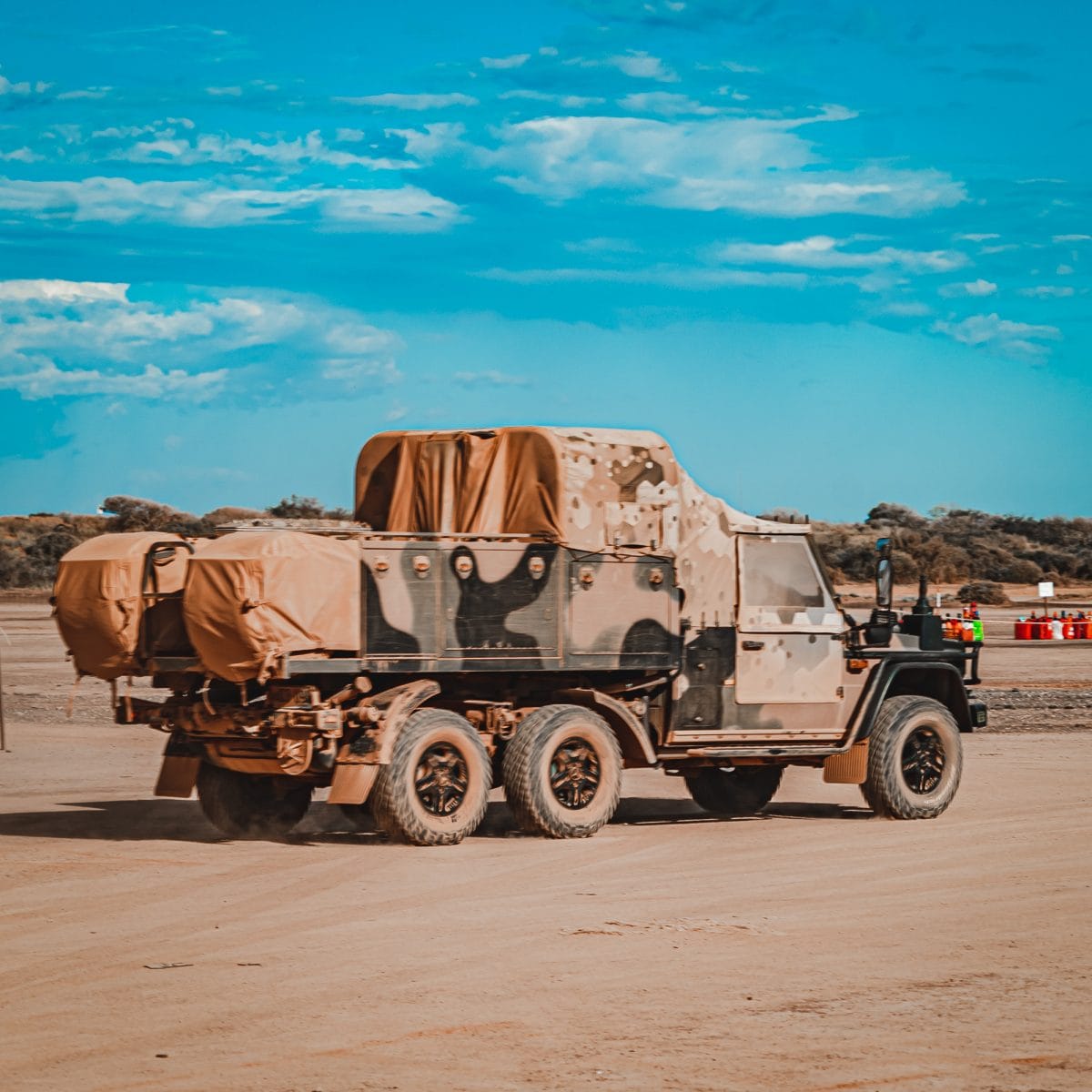 Australian Military G-Wagon 6x6 Fleet Photography