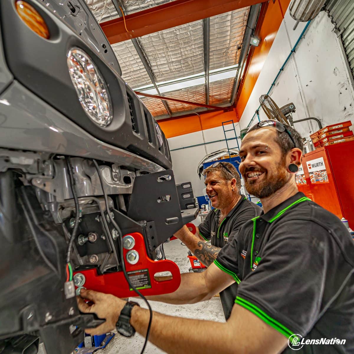 Jimny 2020 Ironman Special Front bar Install Sharp 4x4