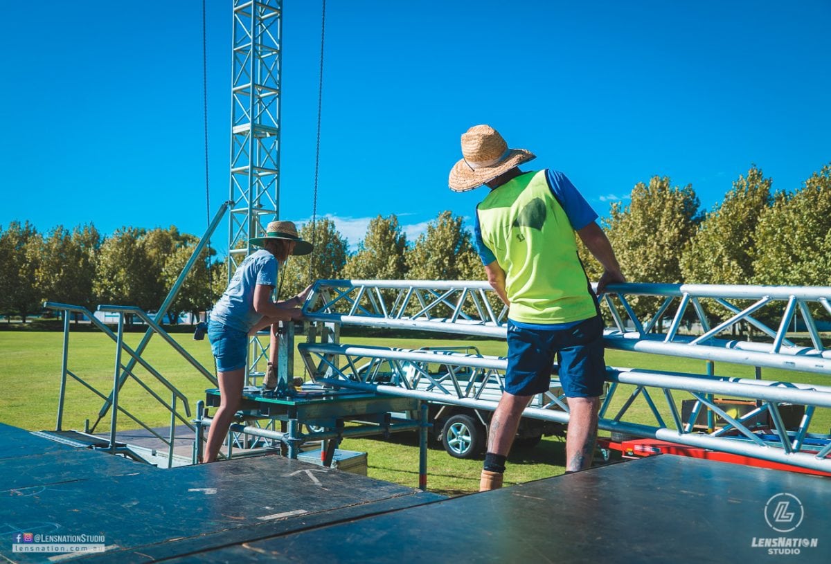 Splendid Structures Mandurah Perth Commercial Stage Setup Concert Shell for Hire