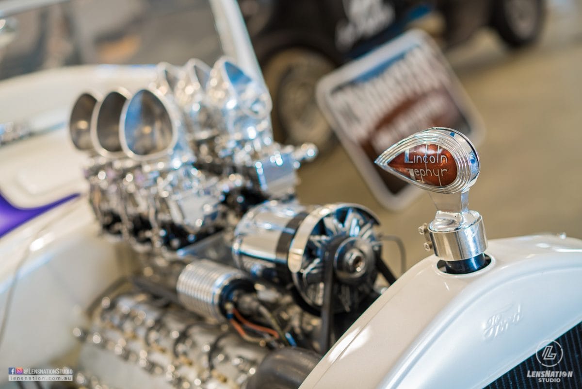 Lincoln Zephyr at Hot Rod & Street Machine show