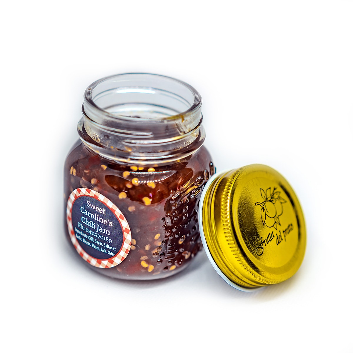 Product Photography Home made Jam Jar White background