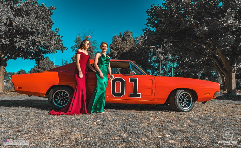 Muscle Car Street Machine Photoshoot Girls Prom Night