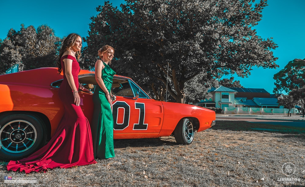 Muscle Car Street Machine Photoshoot Girls Prom Night