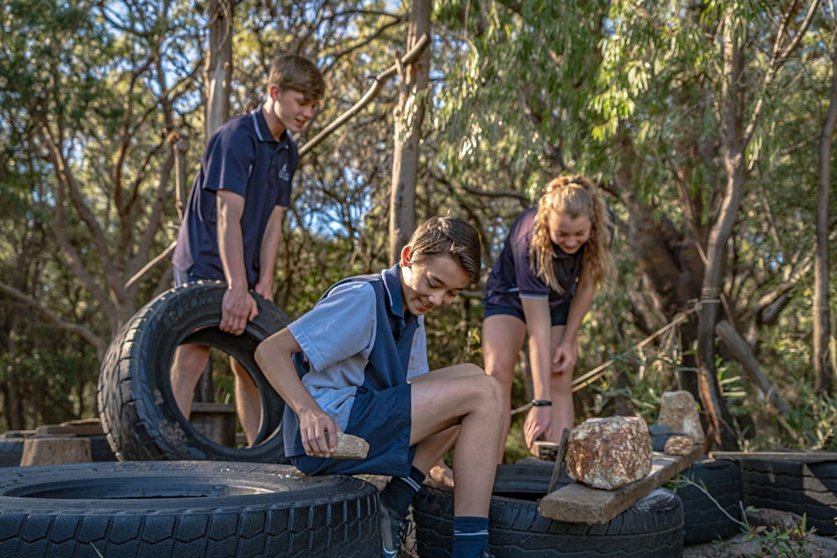 School Photography Students Playing Grace Bunbury