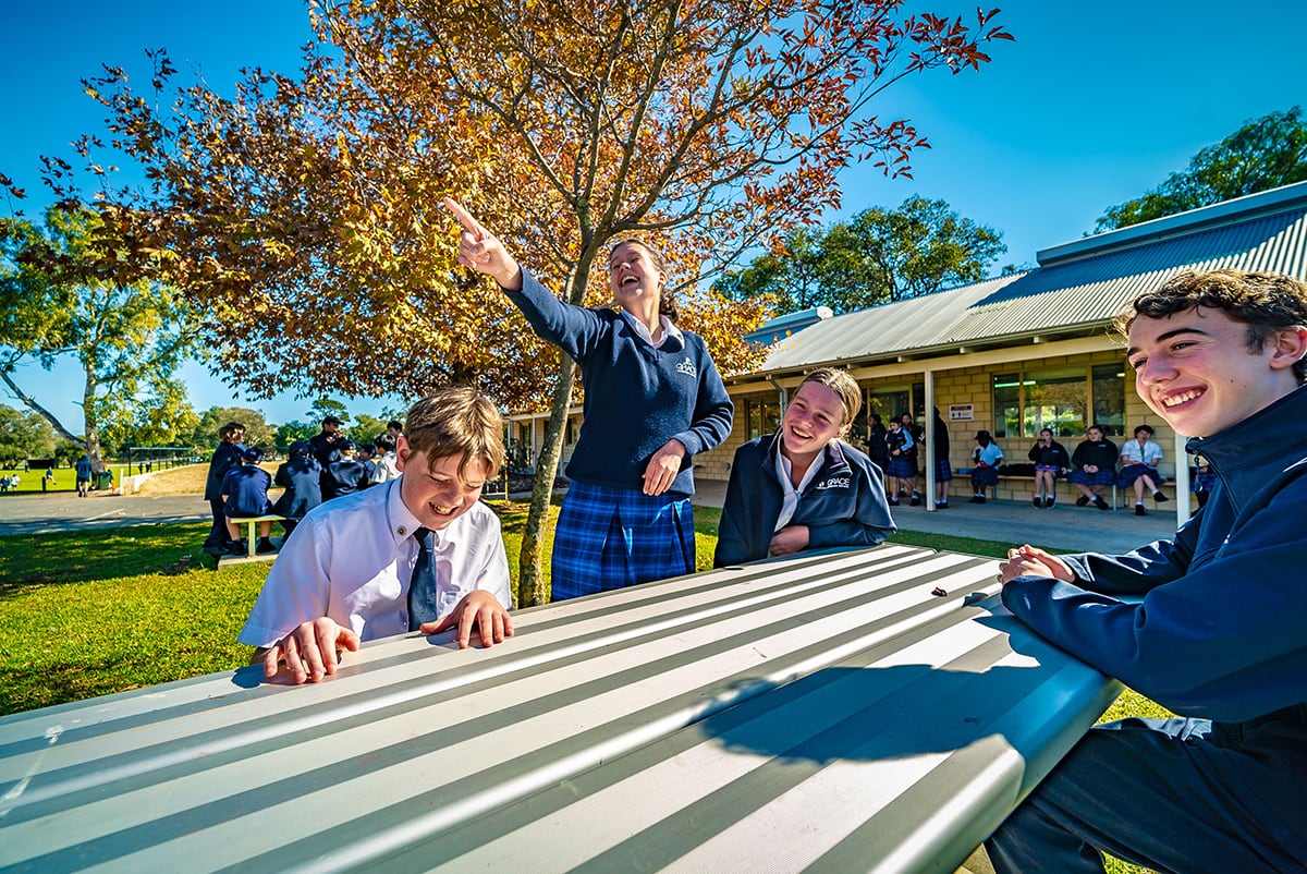 Students Interacting Bunbury School  Lensnation Perth