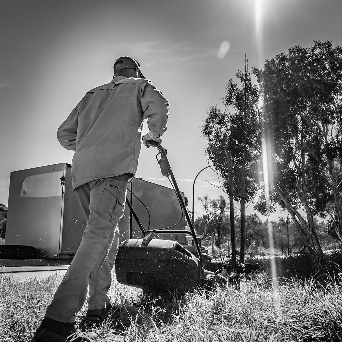 Commercial Photography Lawn Mowing Perth