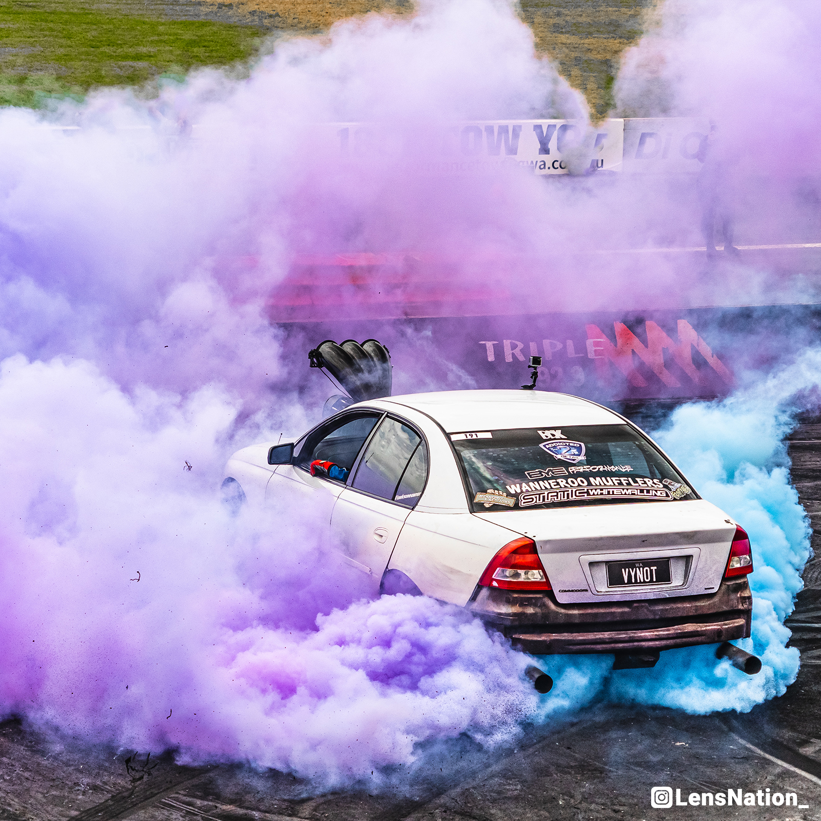 Holden Commodore SuperBlown NAS Burnouts Motorvation Perth