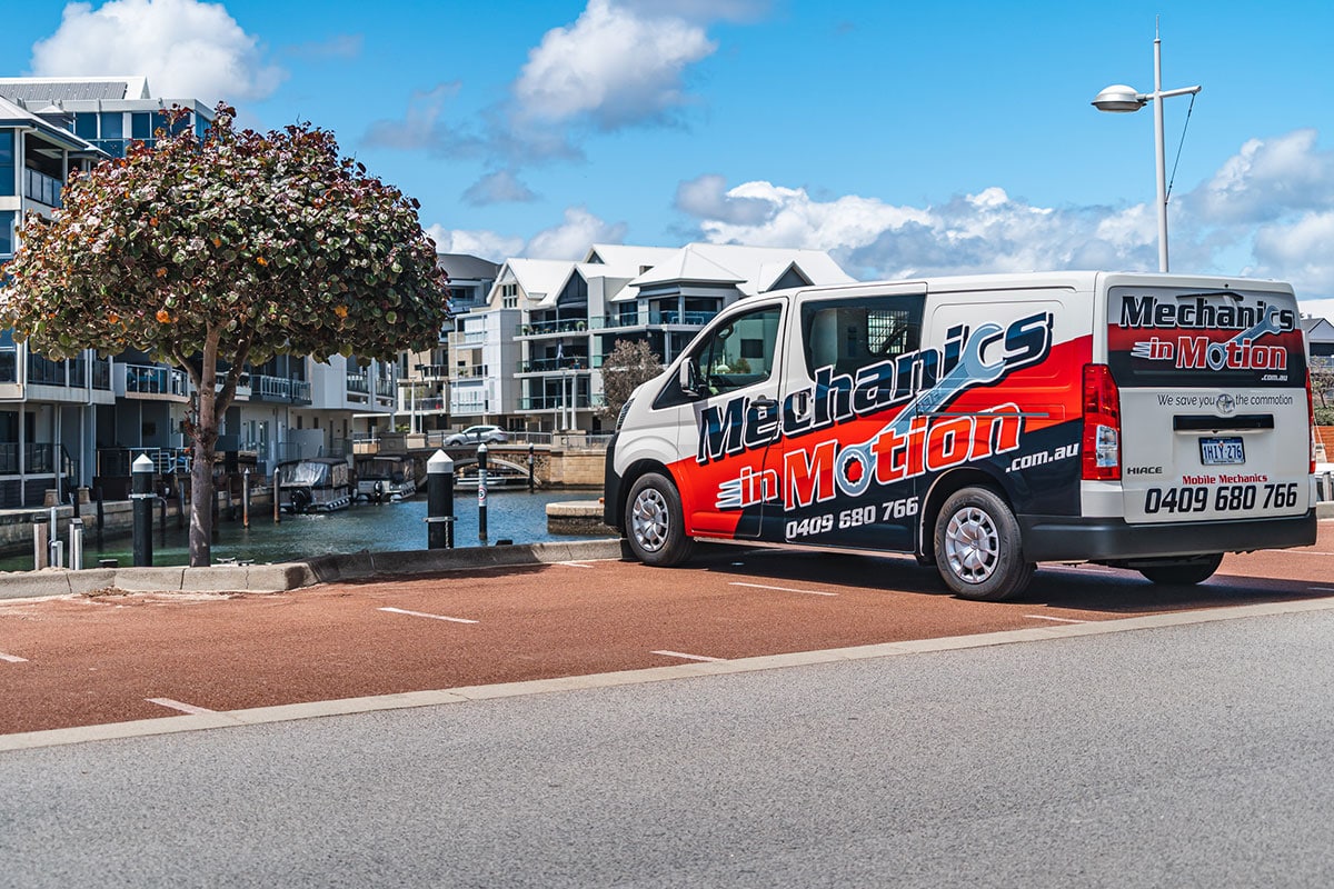 Mobile Mechanic Commercial Photographs Rockingham