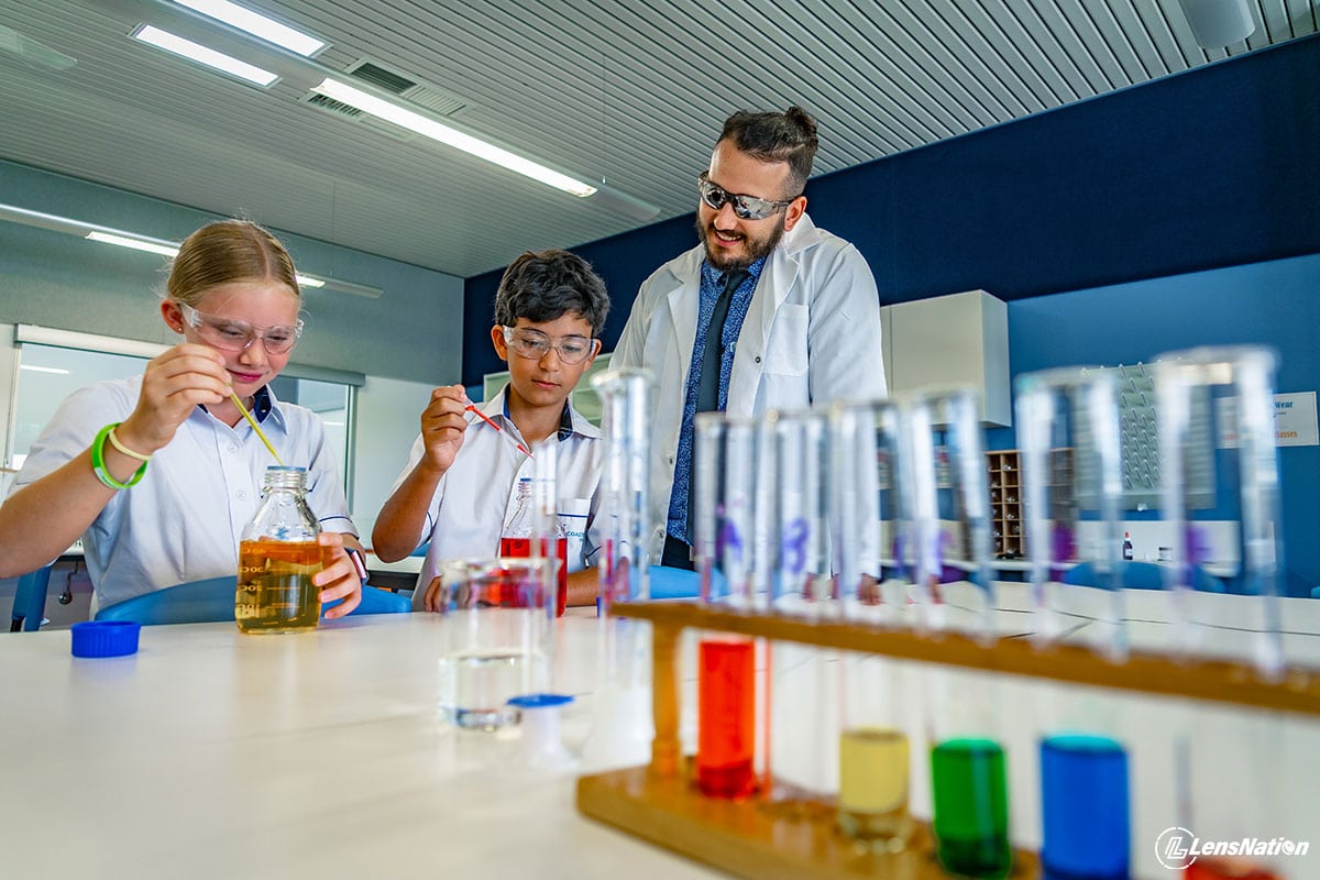 Chemistry Class School Photographs Coastal Lakelands