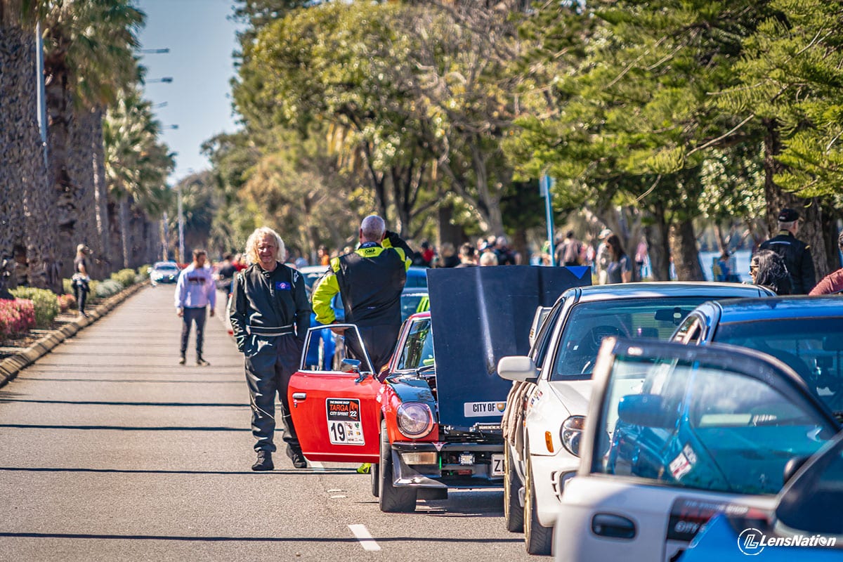 Targa West 2022 City Sprint Race Car Lineup