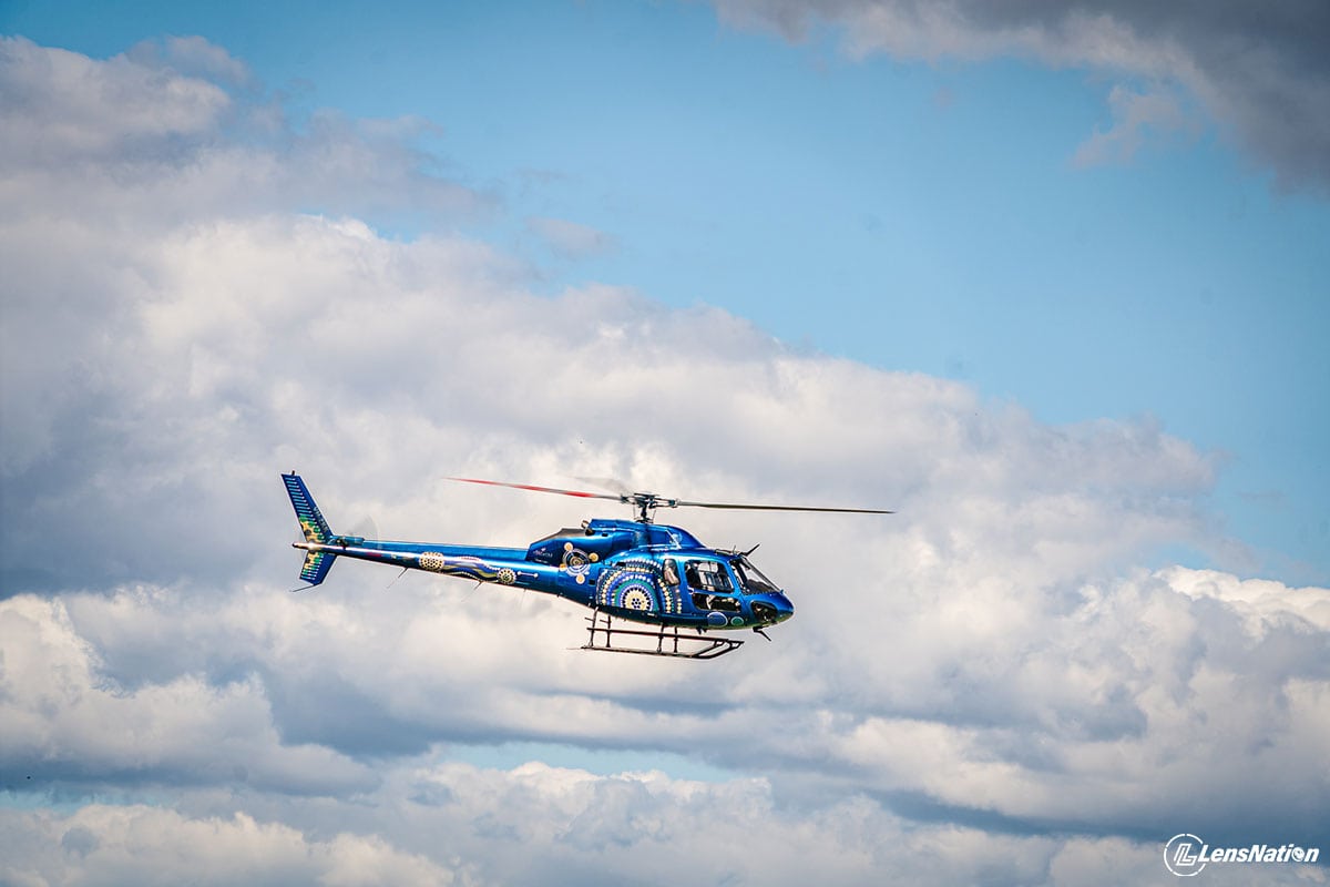 Corsaire aviation had scenic flights running all day long
