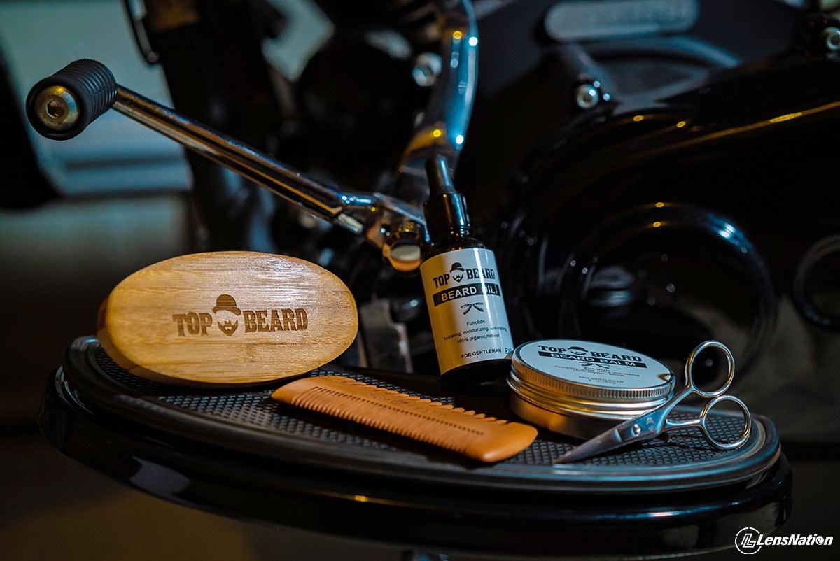 Male Beard Oil Product Photography 