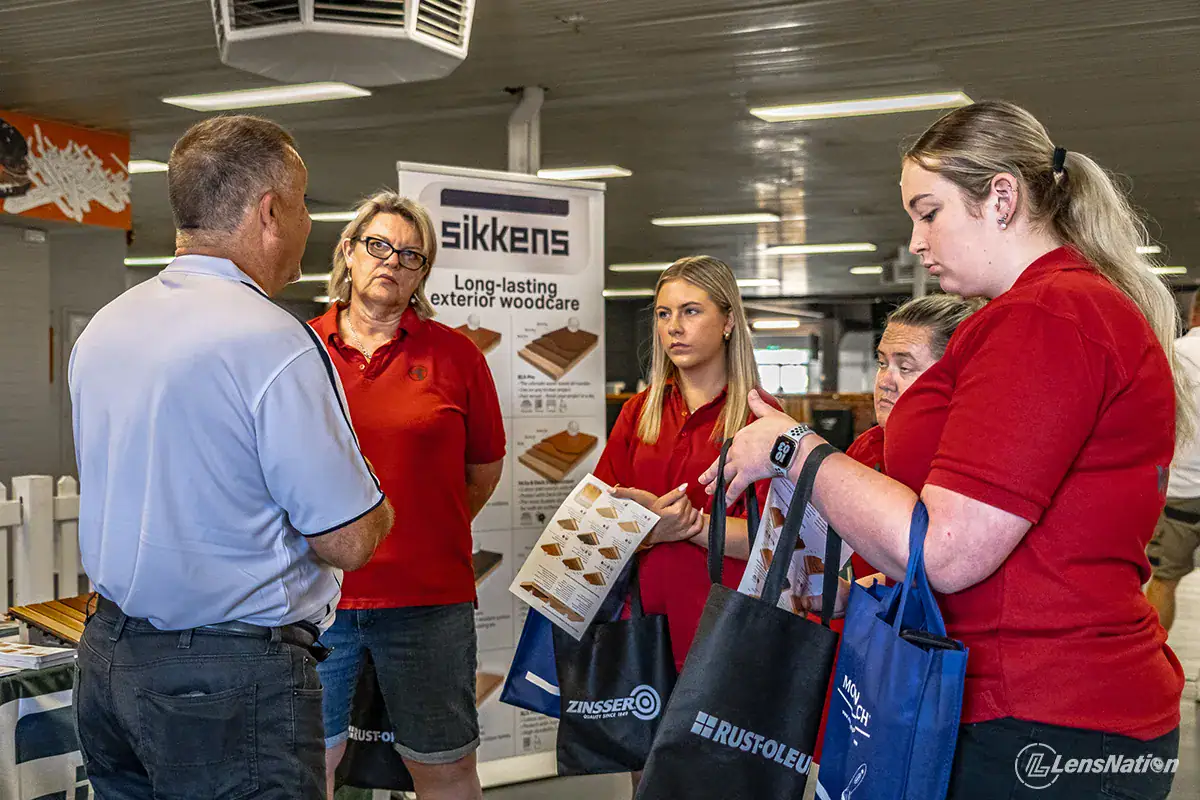 Sikkens paint display booth – color palette showcase