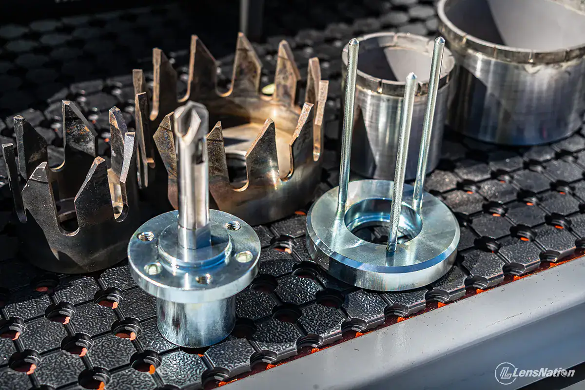 Hot tapping process documented through industrial photography