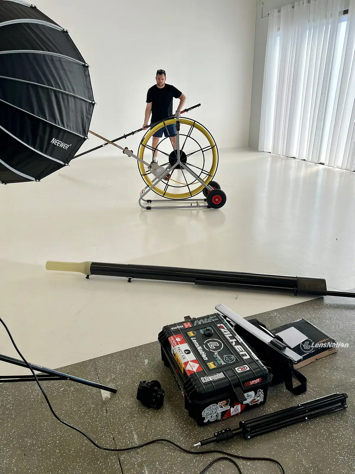 Studio photography of IBT Mining equipment in Perth