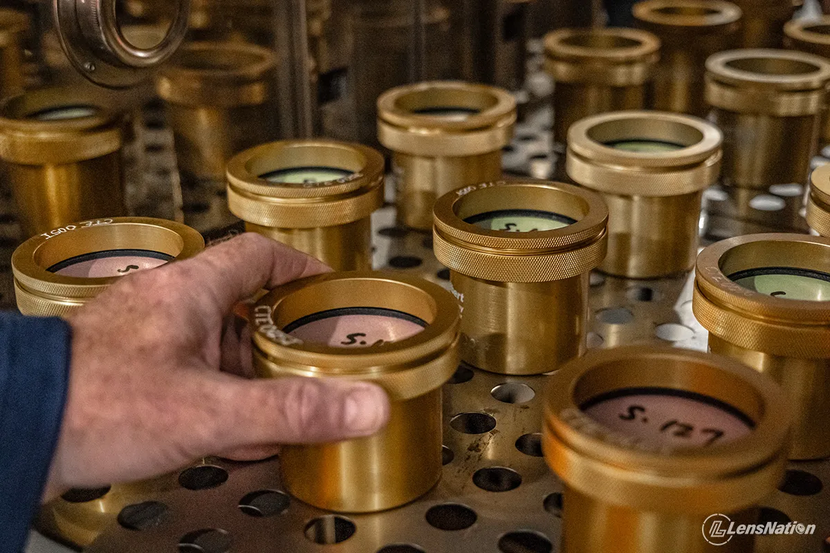 Lab technician operating diagnostic testing equipment