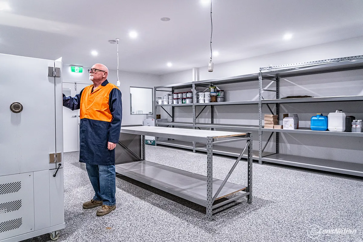 Precision laboratory instruments photographed for corporate marketing