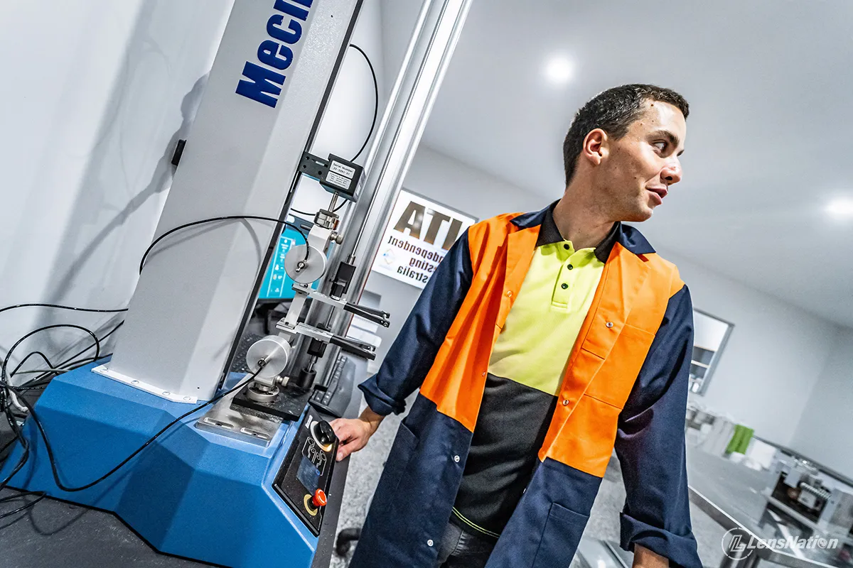 Laboratory technician performing clinical testing in Perth facility