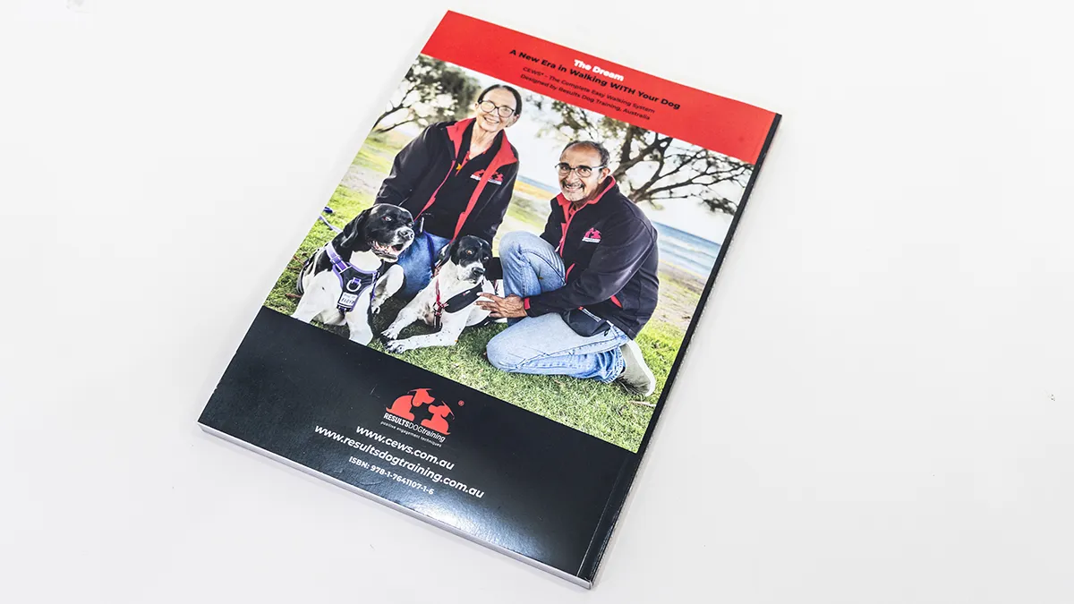 Dog story book photographed in soft natural light for warm and inviting look