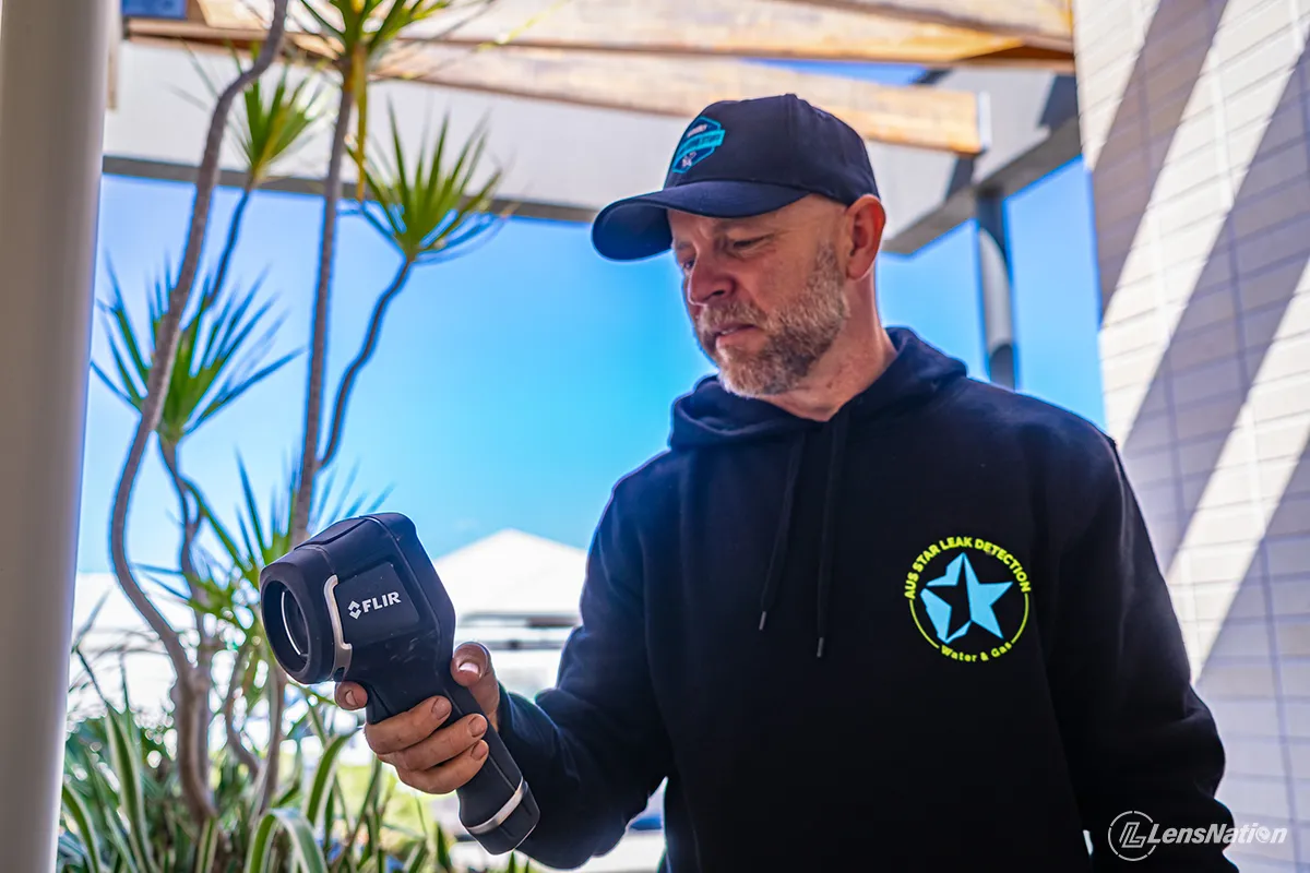 Thermal imaging photography for plumbers in perth