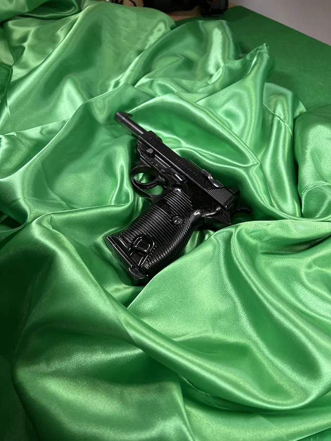 Walther P38 is ready for photography