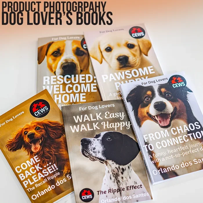 Dog Story Book Product Photography – Studio Shot