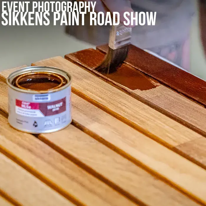 Sikkens paint display booth Event photography perth